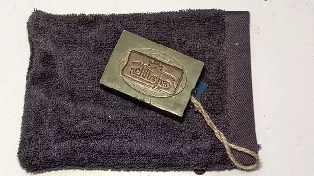 LAUR Modern- Aleppo Soap 5% Laurel oil / Ca. 125 with cord-3