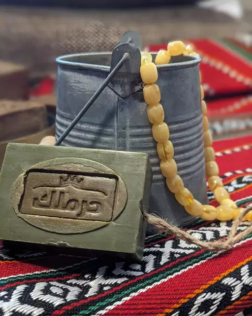 LAUR Modern- Aleppo Soap 5% Laurel oil / Ca. 125 with cord-4