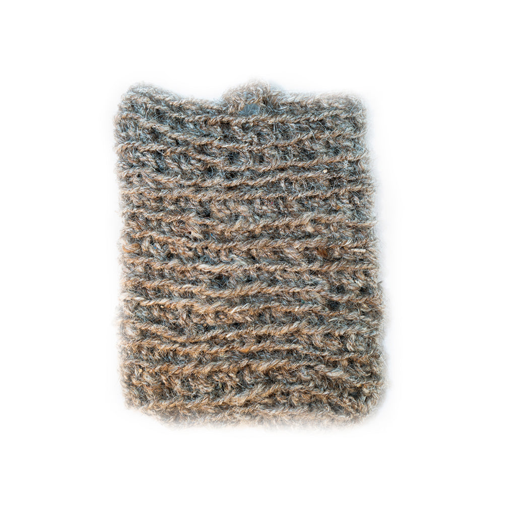 Goat Hair Bath Glove with Cacao Soap-2